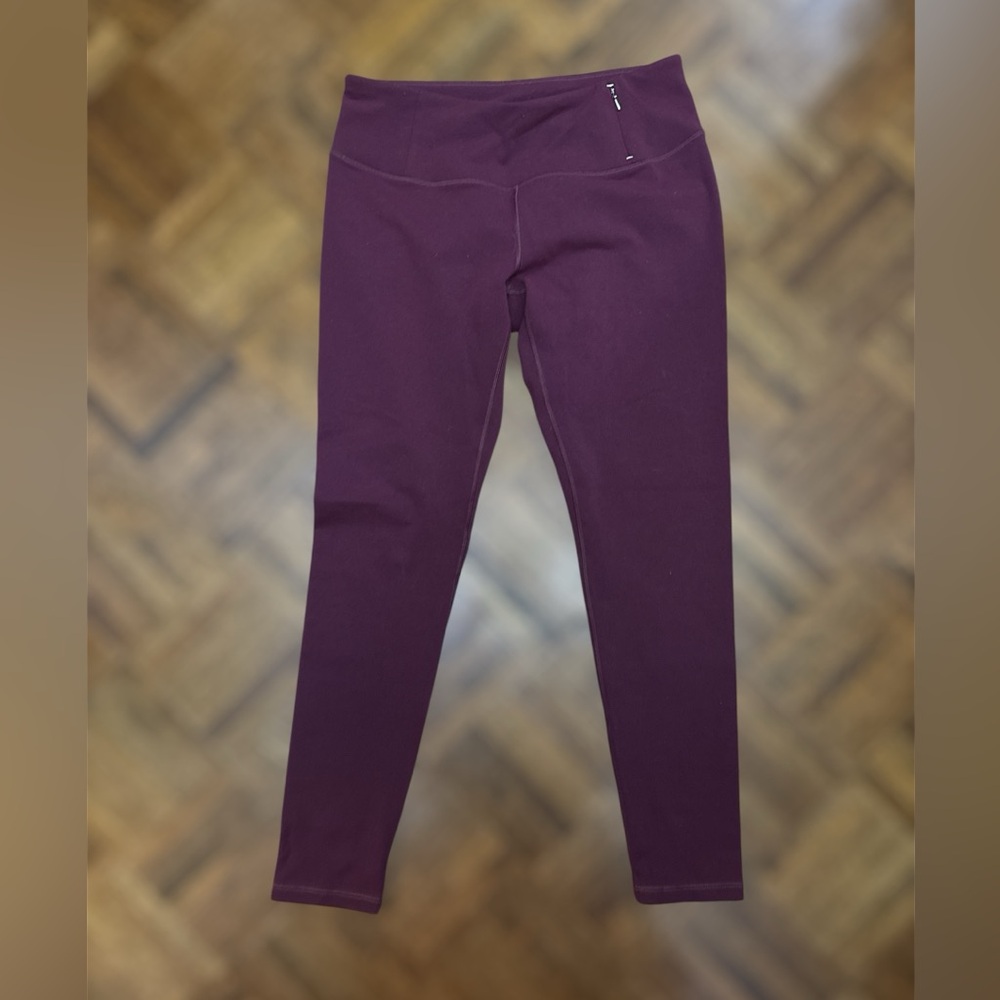 CALIA BY CARRIE UNDERWOOD Deep Burgundy Leggings Medium Activewear Sporty Chic